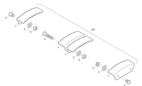 SD2500C Набор конвейерной цепи для пластин D635060800 Dynapac Service Kit