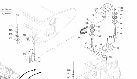 AB500-3TV Заменные части асфальтовых асфальтовых покрытий для повышения эффективности асфальтирования