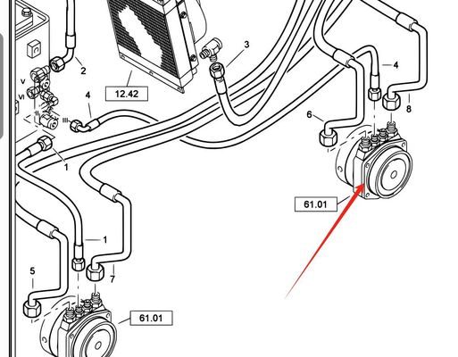 05819031 Редуктор двигателя для ходьбы BW138AC Редуктор для дорожного ролика BOMAG