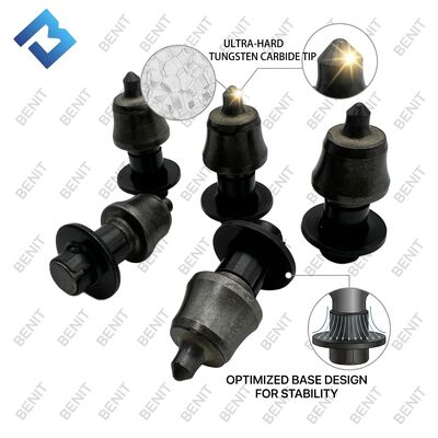 Benit Milling Pick Bits Cutters M6/22 W1000 W200 Road Milling Machine for Asphalt Concrete 40pcs/box