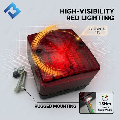 HD216 Road Roller Machine Parts 330639 12V Taillight  Rear Lamp Light Assembly